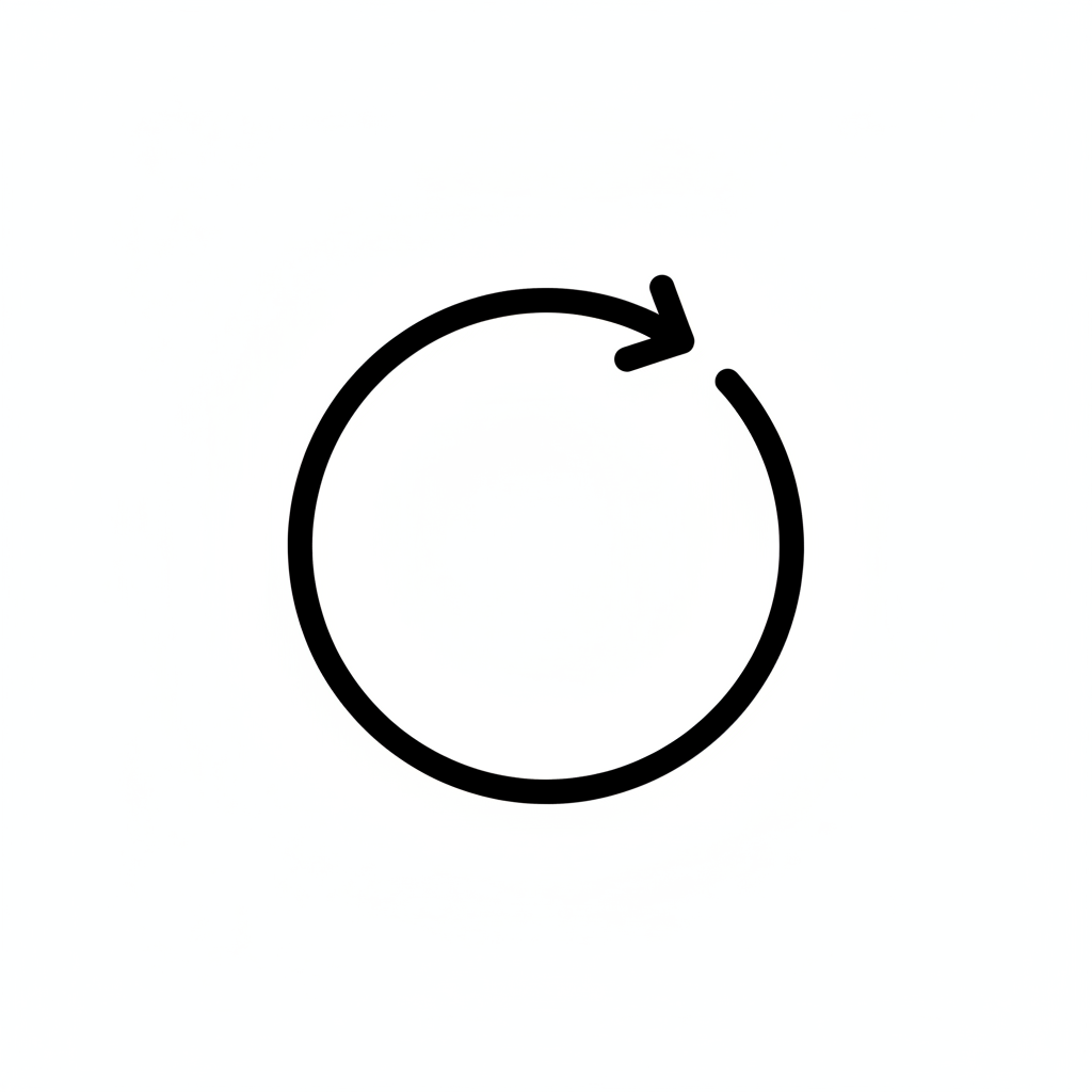 Please create a simple icon showing 'refresh'